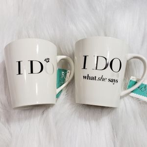 Mr. & Mrs. Co. Matching marriage coffee mugs